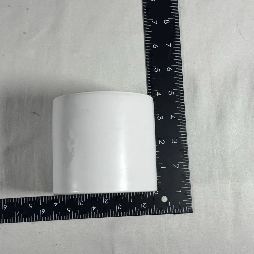 Jonathan Adler Fleur De Sel Candle White Ceramic Jar Partially Used